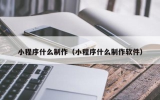 大同小程序什么制作（小程序什么制作软件）